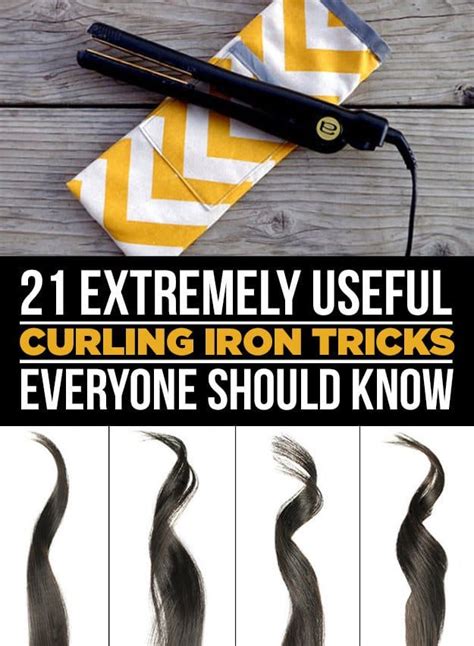 A curling iron can be used to create tight, formal curls, big, bold waves, thin spirals, or thick tube curls. 21 Extremely Useful Curling Iron Tricks Everyone Should ...
