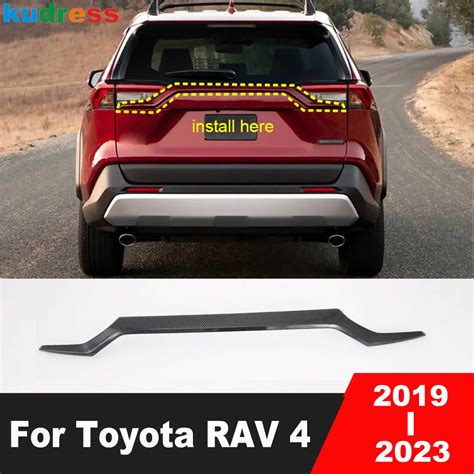 Rear Trunk Lid Cover Trim For Toyota Rav4 Rav 4 2019 2020 2021 2022