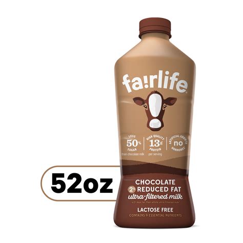 Fairlife 2 Chocolate Ultra Filtered Milk Lactose Free 52 Fl Oz