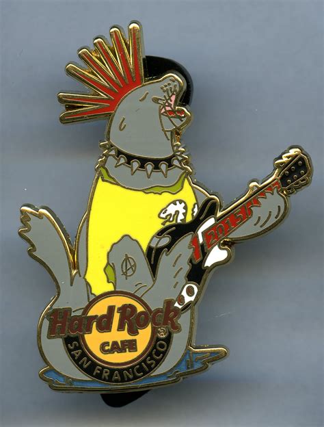 San Francisco Hard Rock Cafe Guitar Pin Guitar Pins Elliot Hard