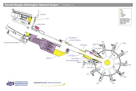 Ronald Reagan Airport Map United States Map