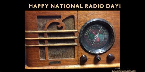 Happy National Radio Day Socially Sparked News