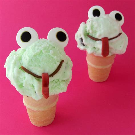 Mini Ice Cream Cone Frogs