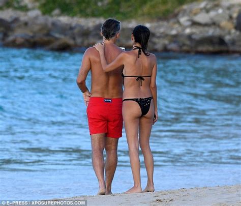 Roberto Mancini steps out with new girlfriend in St Barths ...