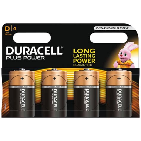 Pilhas Dlr20 Duracell Plus Power 023277 15v 1x4