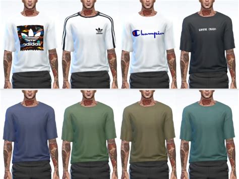 The Sims Resource Loose Fit T Shirt By Darte77 • Sims 4 Downloads