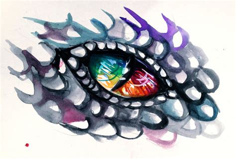 Rainbow Dragon Eye By Lucky978 On Deviantart