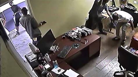 Shop Owner Fights Back Shoots Robber And Its Captured On Video Youtube