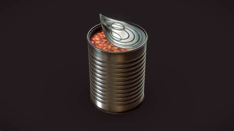 Can Of Beans Download Free 3d Model By Urpo 566323f Sketchfab
