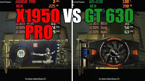 Radeon X1950 Pro Vs Geforce Gt 630 Gddr5 Test In 9 Games No Fps Drop