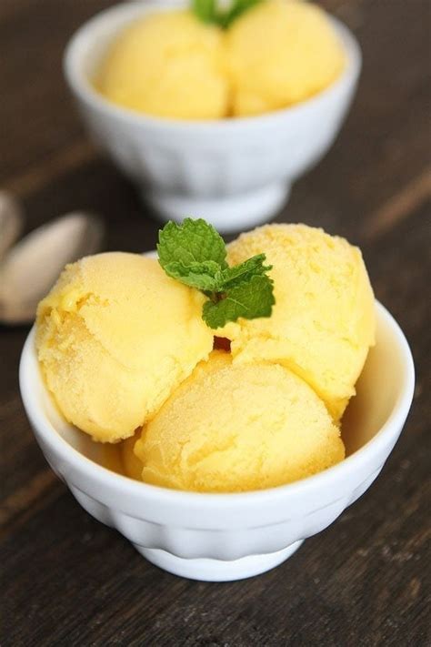Pineapple Mango Sorbet Recipe