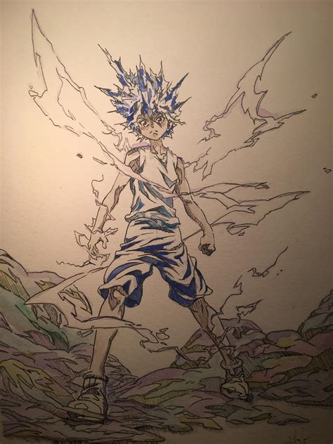 Hunter X Hunter Fanart I Did The Pen And Watercolor Could Anyone Tell