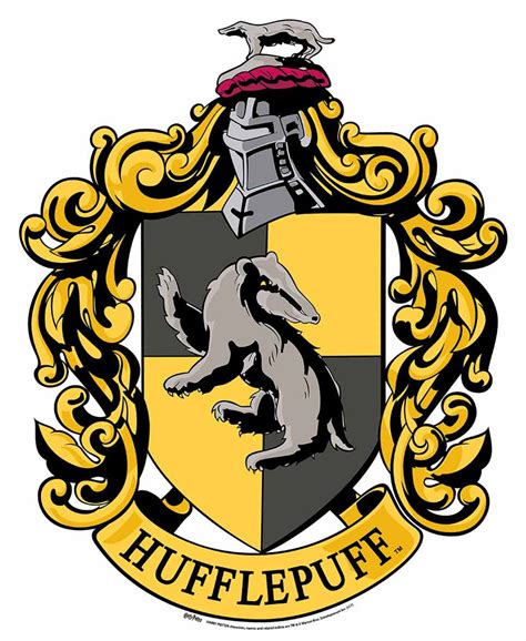 Hufflepuff Crest From Harry Potter Wall Mounted Official Cardboard