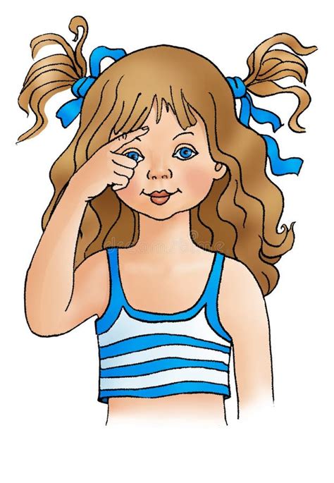 Forehead Stock Illustration Illustration Of People Children 6411899