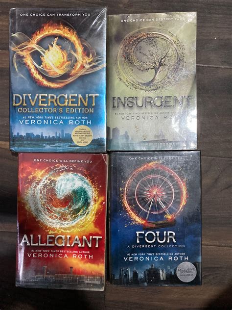 Divergent Four Books In Order Ya Fiction Divergent Trilogy By