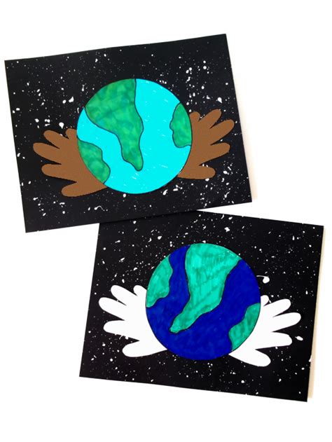 Galaxy Handprint Earth Craft Our Kid Things