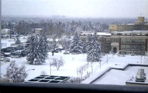 Corbett Hall Ualberta Campus After Nov 2013 Snowfall Corbett
