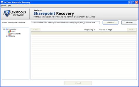 Know How To Recover Sharepoint Database Via Ideal Sharepoint Recovery Tool