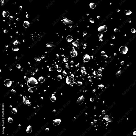 Abstract Fresh Soda Bubble Groups Effervescent Oxygen Texture High