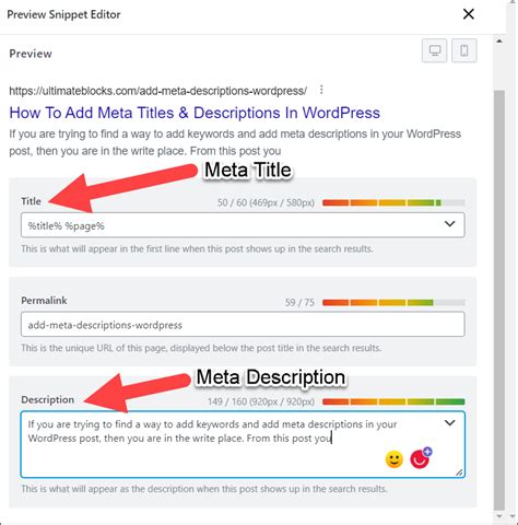 How To Add Meta Titles Descriptions In Wordpress