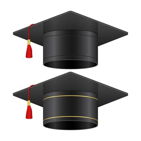 Graduation Caps Illustration Isolated On White Background 1214027