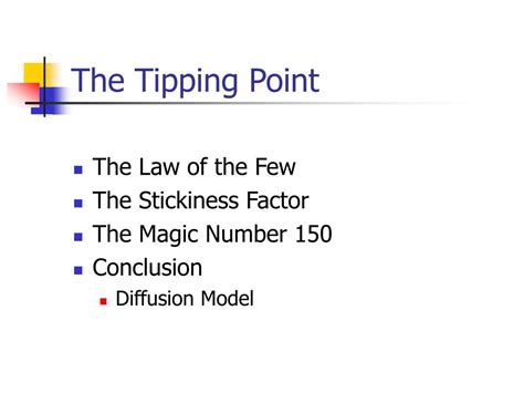 Ppt The Tipping Point Powerpoint Presentation Free Download Id1046587