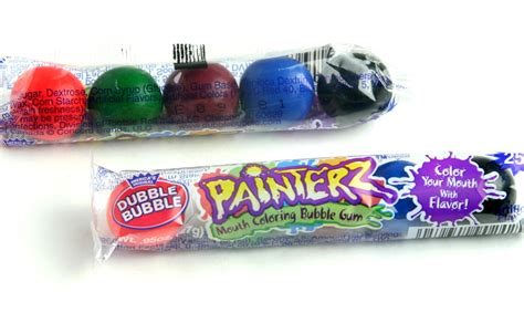 Dubble Bubble Painterz Gumballs 5 Pc Tubes 36ct Box Gumballs