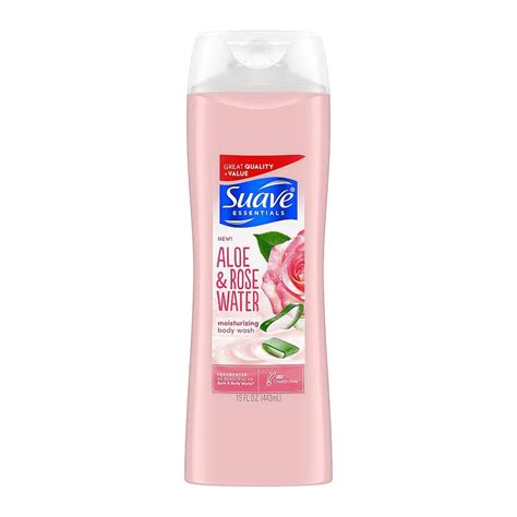 Buy Suave Essentials Aloe And Rose Water Moisturizing Body Wash 443ml