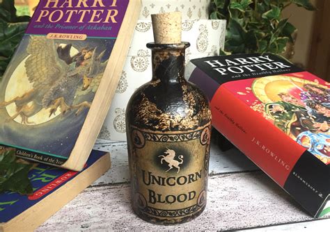 Harry Potter Potion Bottle Unicorn Blood Harry Potter Magic