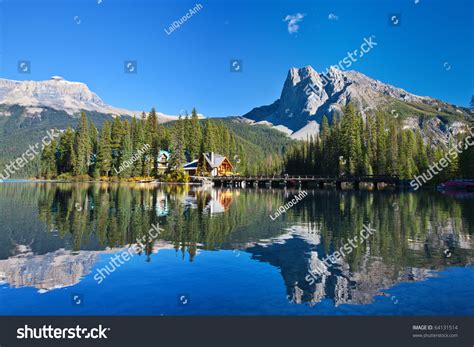 Emerald Lake Alberta Canadian Rockies Stock Photo 64131514 Shutterstock