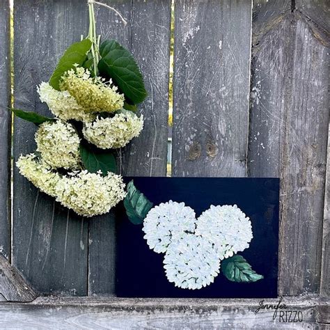 How To Paint A Hydrangea Jennifer Rizzo