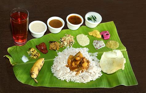 Sadhya Traditional Feast From Kerala India
