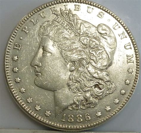 1886 P Brilliant Uncirculated Morgan Silver Dollar 3005 For Sale