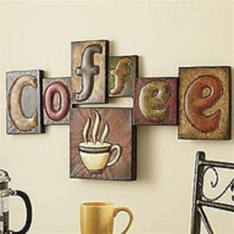 Coffee themed kitchen decor ideas 20 Photos Metal Wall Art Coffee Theme | Wall Art Ideas