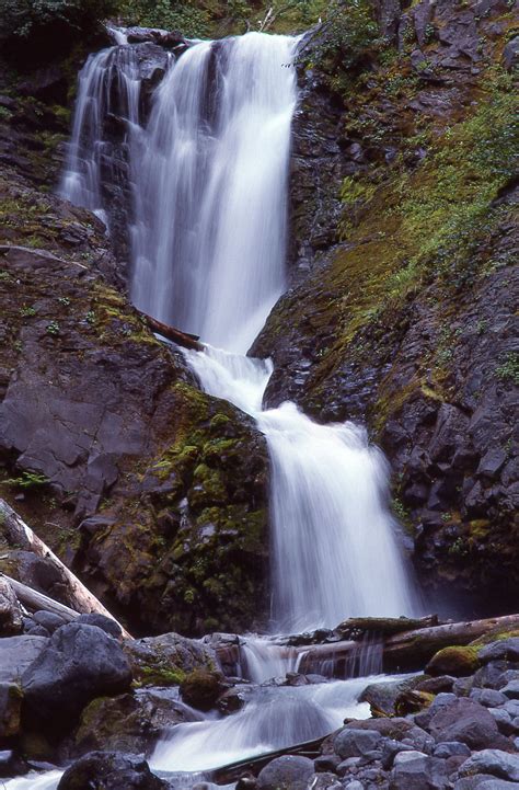 Cascade Mountains Waterfall Washington