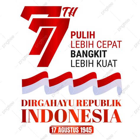 Gambar Desain Elemen Dirgahayu Republik Indonesia Untuk Hari