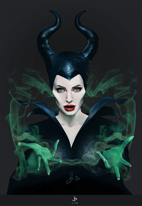 Maleficent By Jin Escobar Maleficent Drawing Maleficent Art