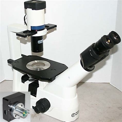 Fisher Inverted Microscope Illuminator Nanodyne Measurement Systems
