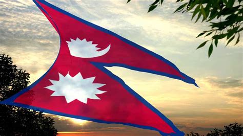 Flag And Anthem Of Nepal Cc Youtube