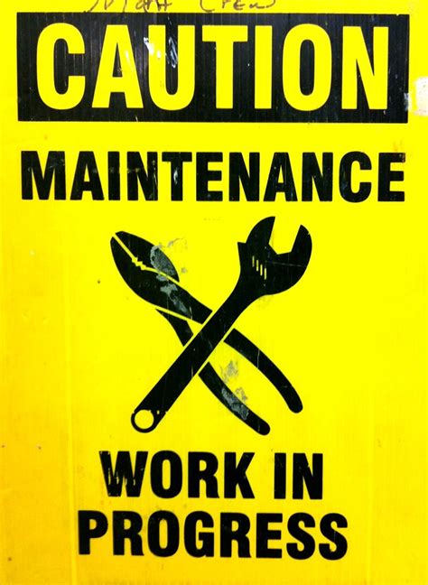 Not all but a large portion have. Caution - Maintenance Work In Progress | Robert Hruzek ...