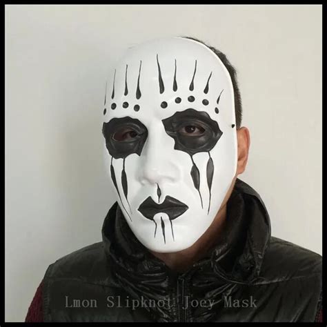 Free Shipping Slipknot Joey Cosplay Mask Halloween White Slipknot Mask