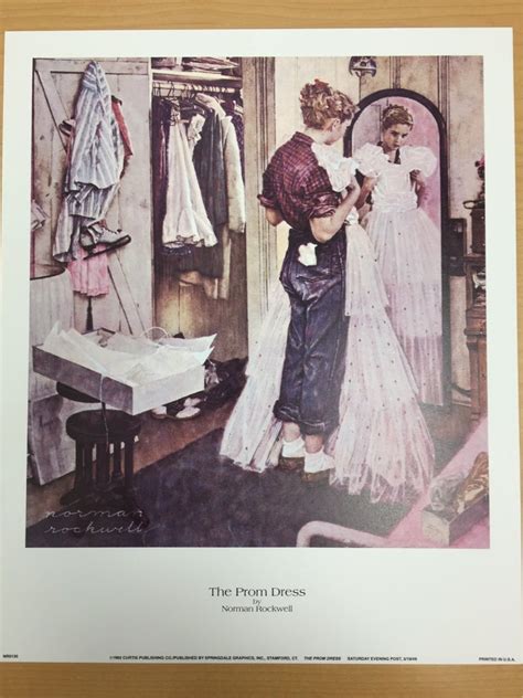 D2 Norman Rockwell ポスター The Prom Dress アートギャラリー アクシス