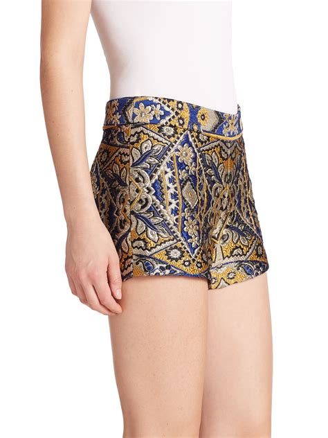 Lyst Alice Olivia Embroidered Shorts
