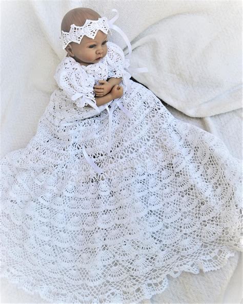 Baby Andrea Crochet Christening Pattern Craftsy Crochet Baby Dress