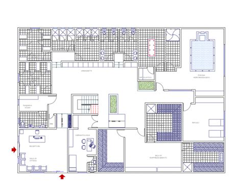 Private Health Clinic Layout Plan Cad Drawing Details Dwg File Cadbull