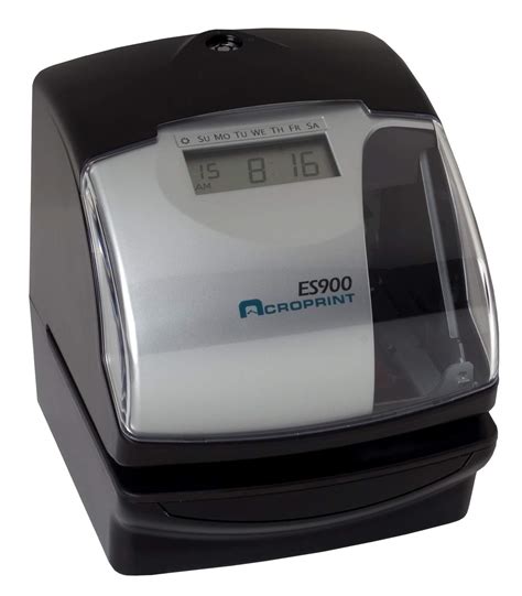 Acroprint Es900 Electronic Payroll Recordertime Stampnumbering