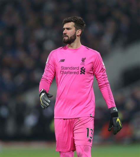 Liverpools Alisson Becker During The Premier League Match Between Alisson