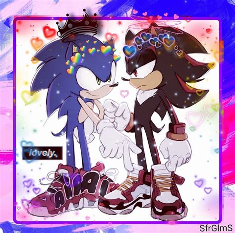 My Adit For Sonic And Shadow Sonadow Sonic And Shadow Shadow The