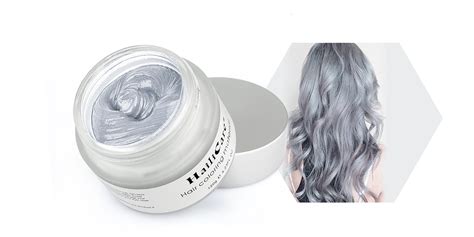 Hailicare Silver Gray Temporary Hair Dye Wax 423 Oz Silver Ash Hair