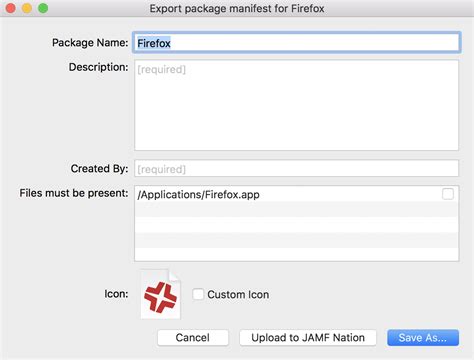 Package Manifests Composer User Guide Jamf